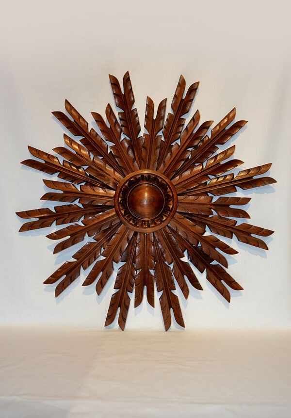 Wood carving Sun