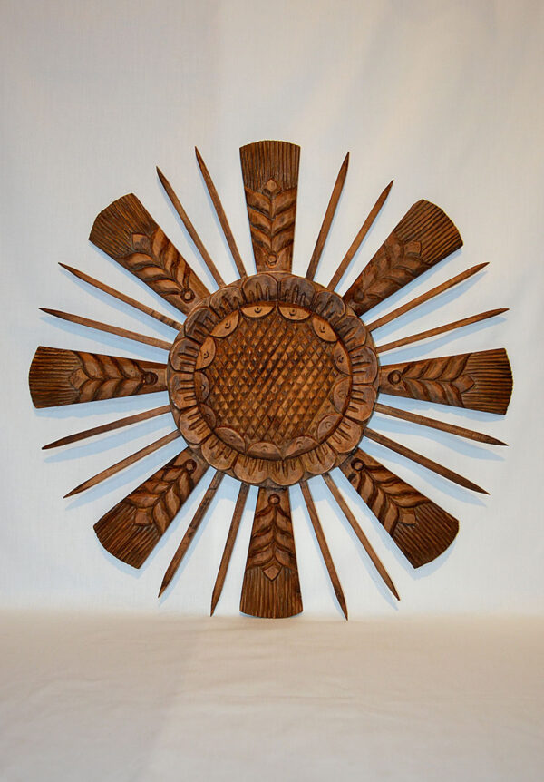 Wood carving Sun