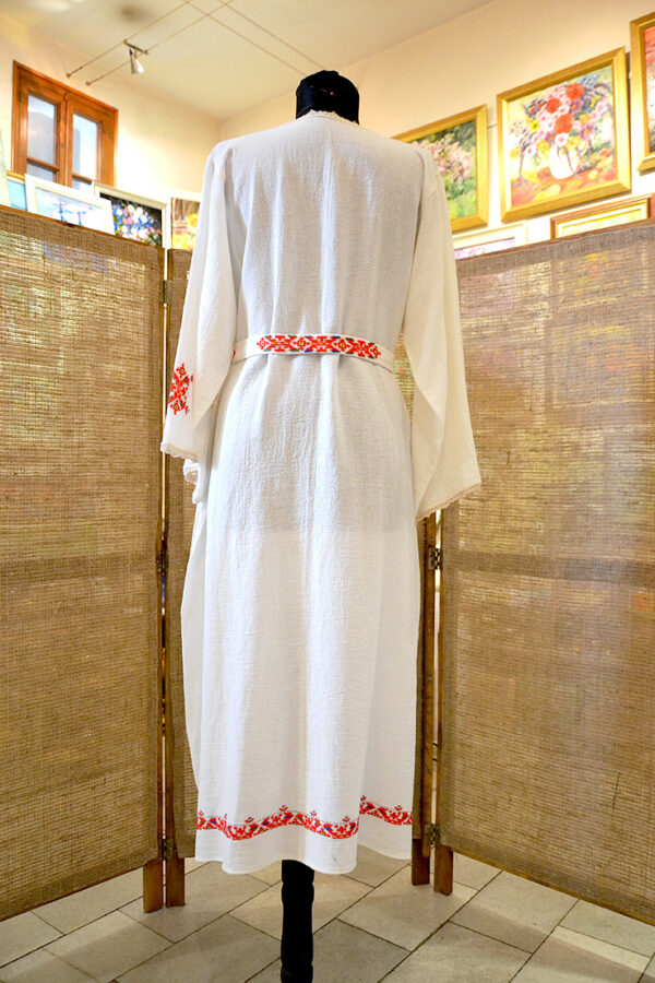 Embroidered-Women-Long-Shirt-Traditional-Bulgarian-Symbols