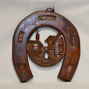 Horseshoe wood carving Old Plovdiv