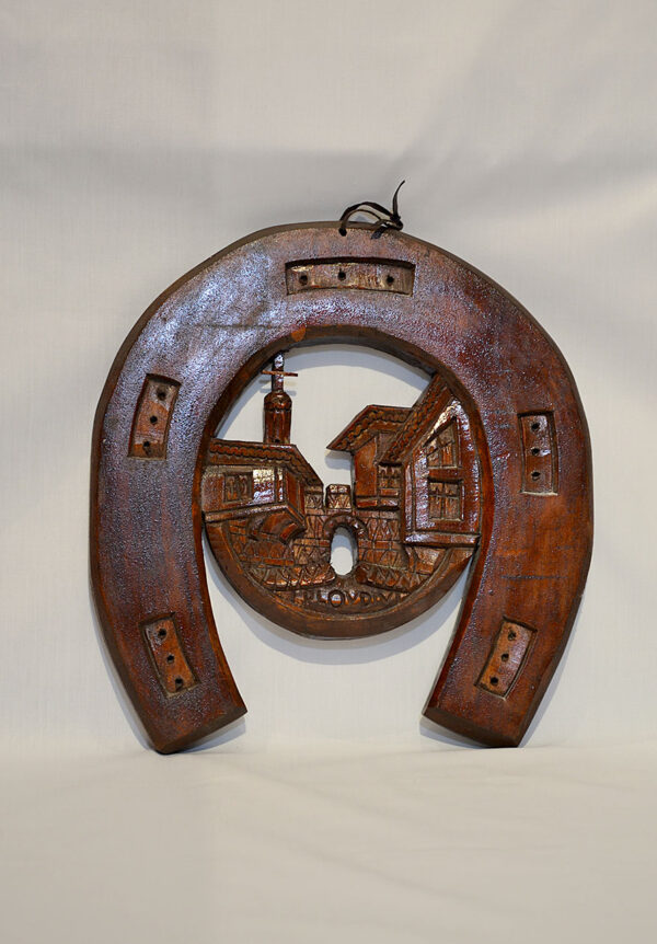 Horseshoe wood carving Old Plovdiv