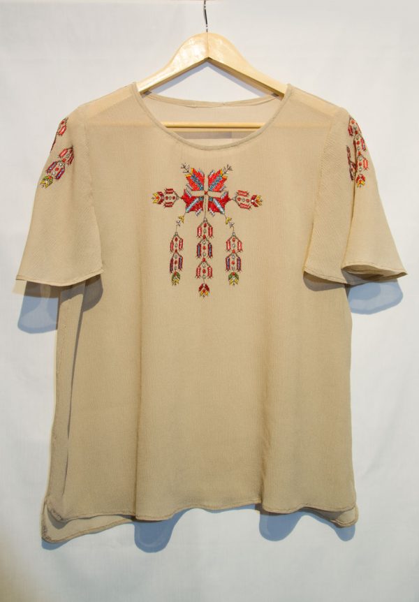 hand embroidered women's blouse