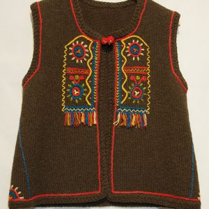hand made bulgarian kniting vest