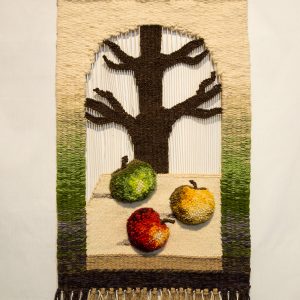 hand woven textile wall panel