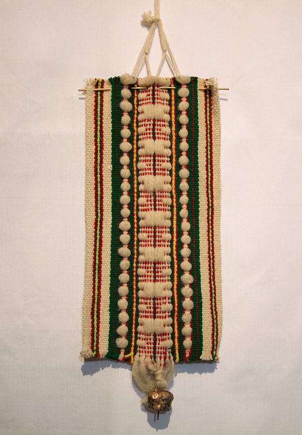 hand woven textile wall panel
