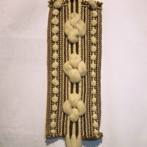 hand woven textile wall panel