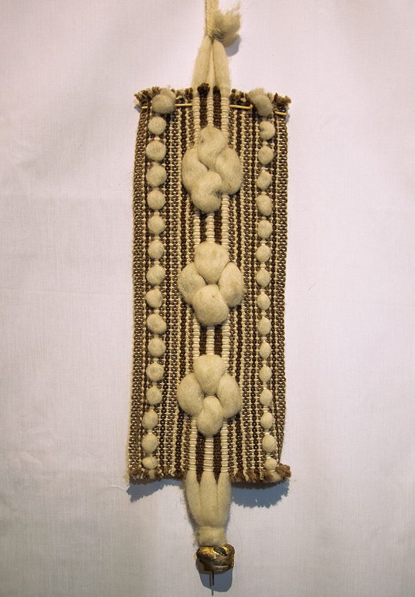 hand woven textile wall panel
