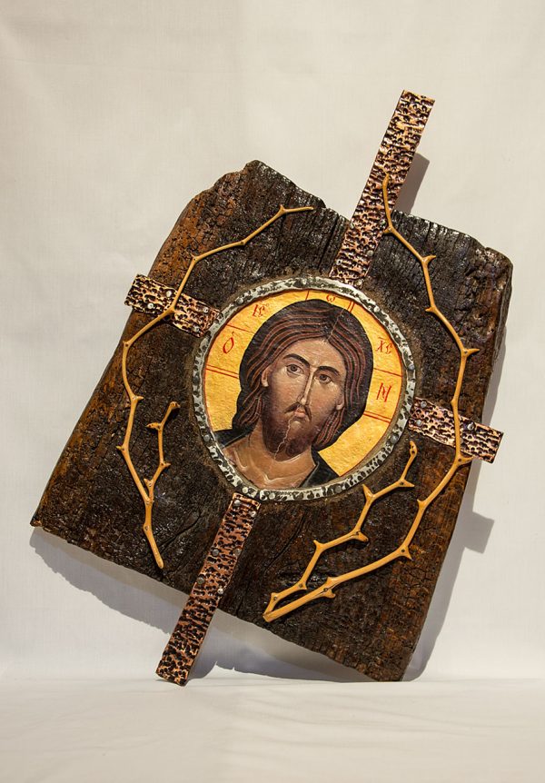 two-sided orthodox icon Jesus Christ