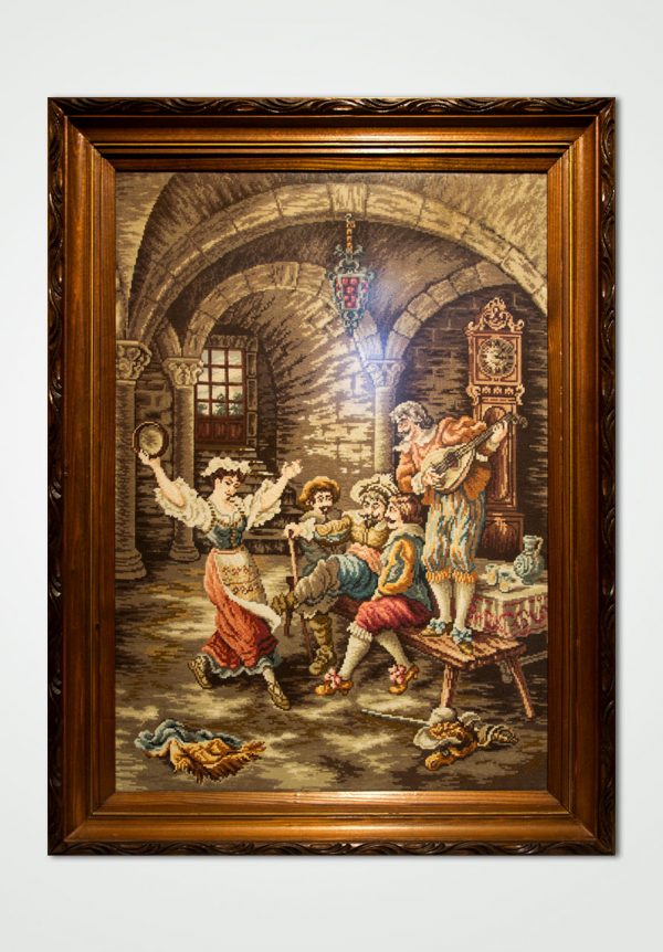 tapestry The Merry Musicians