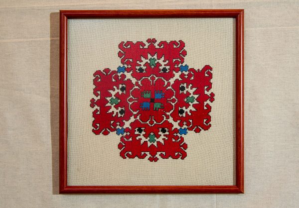 traditional Bulgarian embroidery souvenir wall panel