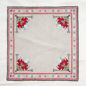 handmade bulgarian embroidery serviette