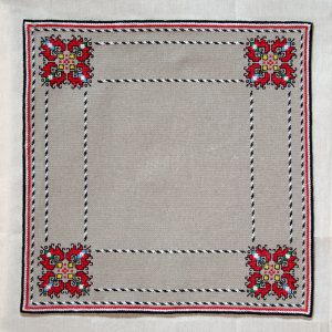 handmade bulgarian embroidery serviette