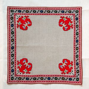 handmade bulgarian embroidery serviette