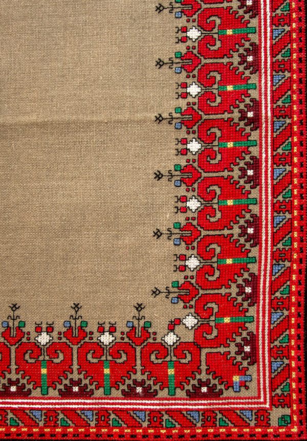 handmade bulgarian embroidery serviette